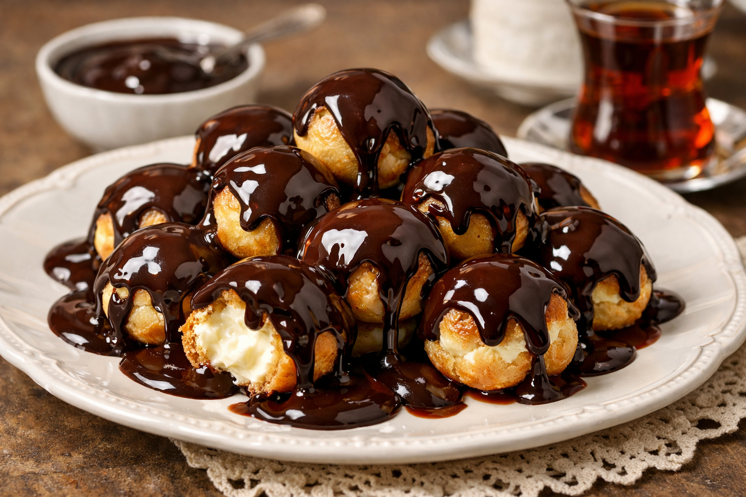 Ev yapımı profiterol